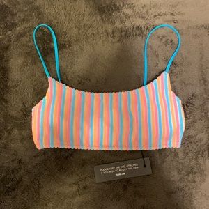 NWT Triangl Vinica Sherbet Stripe Top